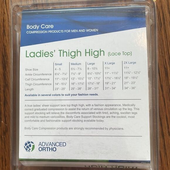 New in packaging Advanced Ortho nude colored Ladies thigh highs - Picture 3 of 5
